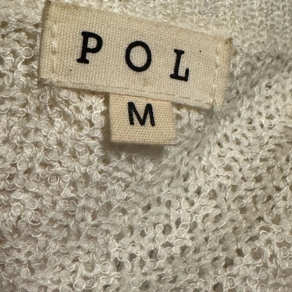 POL White Sweater with Multicolor Floral Design